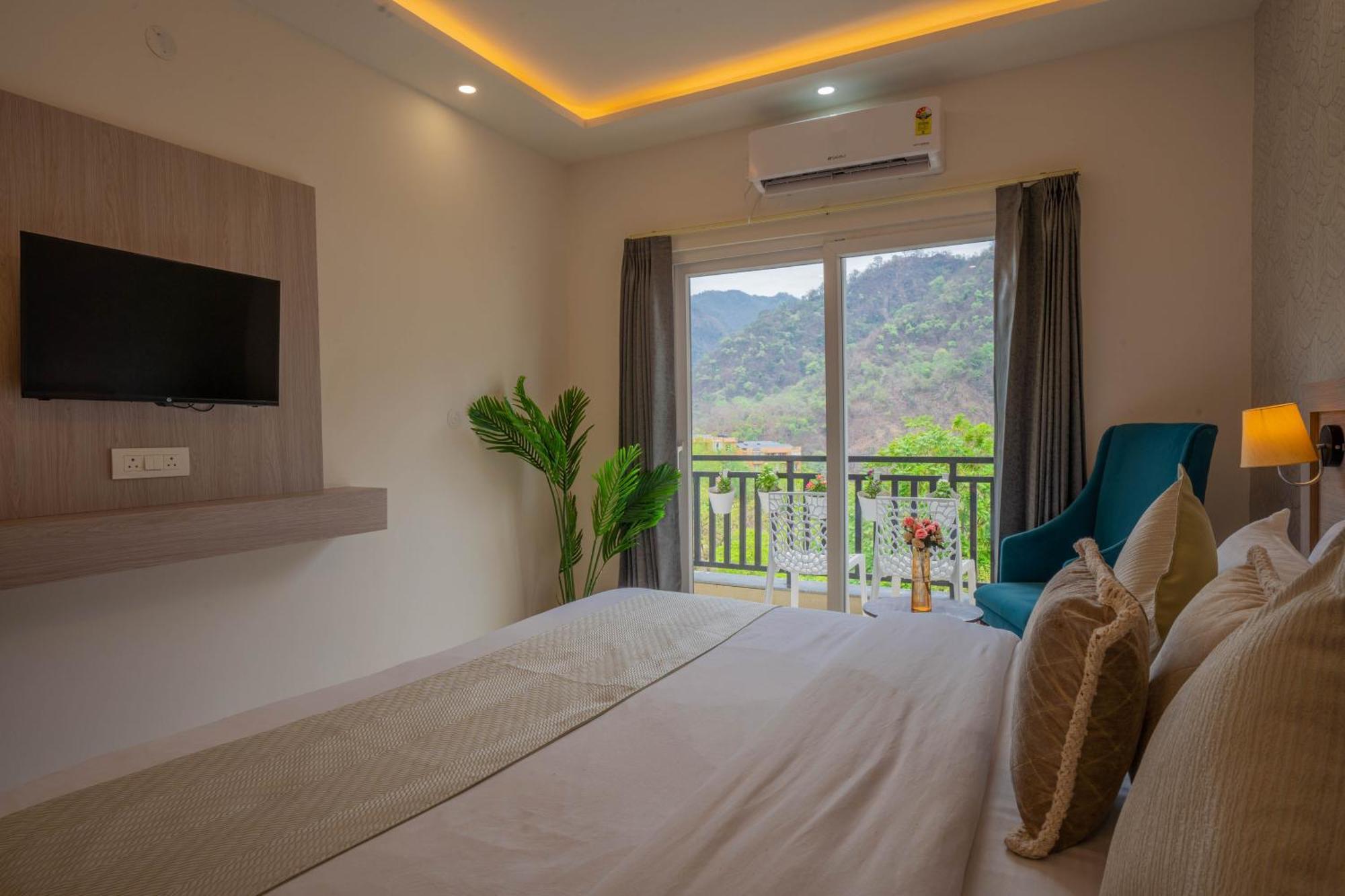 Perfectstayz Alpine Near Laxman Jhula Rishīkesh Exterior foto
